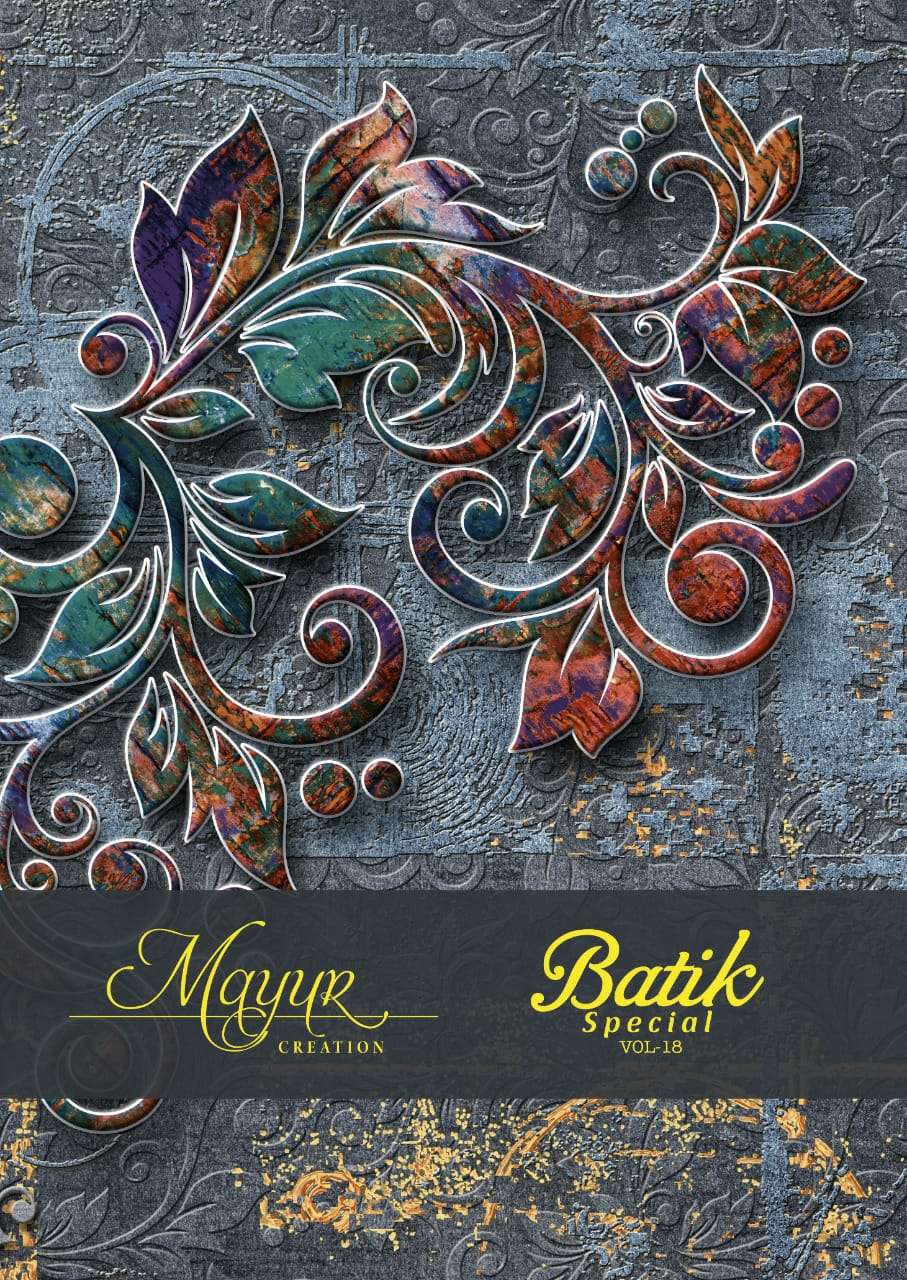 mayur batik special vol 18 unstitched dress materials 