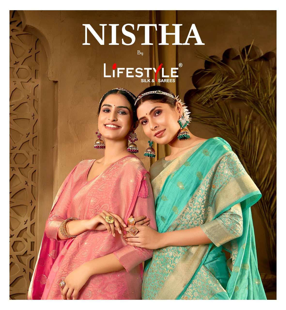 nistha vol 1 by lifestyle dola silk traditional wear fancy sarees