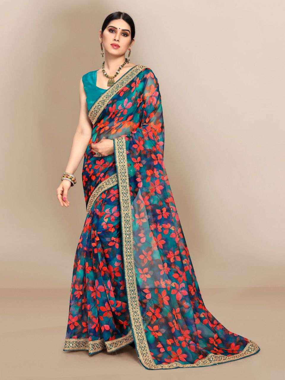 slyvie vol 5  Organza sarees wholesaler