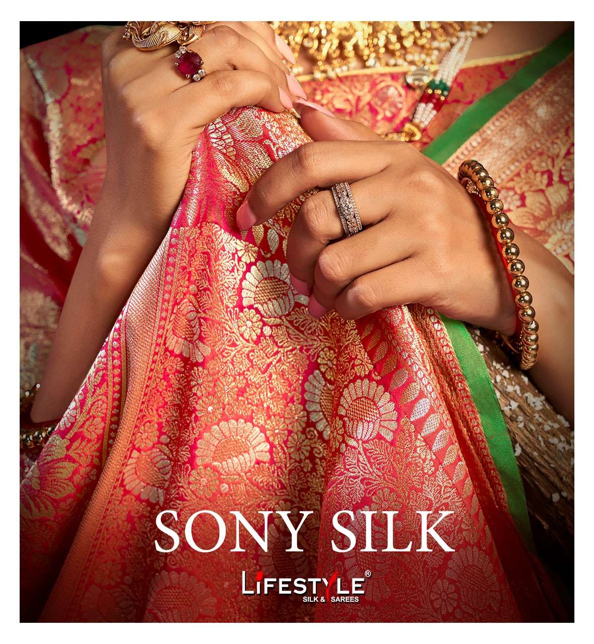 sony silk vol 1 by lifestyle lichi silk rich pallu sarees