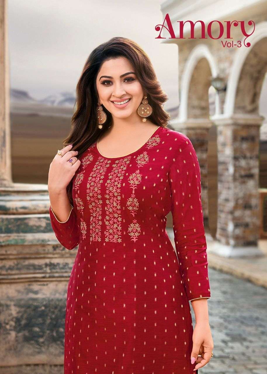 artio amory vol 3 simple readymade kurti with inner 