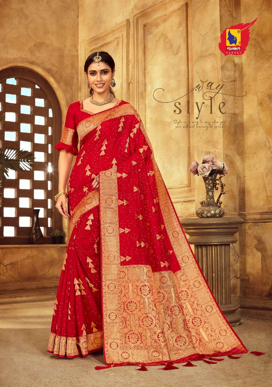 ashika launch arpita silk wedding fancy sarees