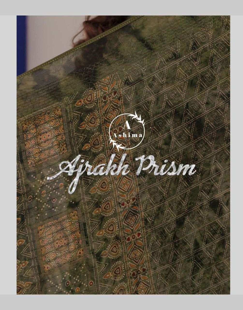 ashima present ajrakh prism georgette exclusive fancy sarees