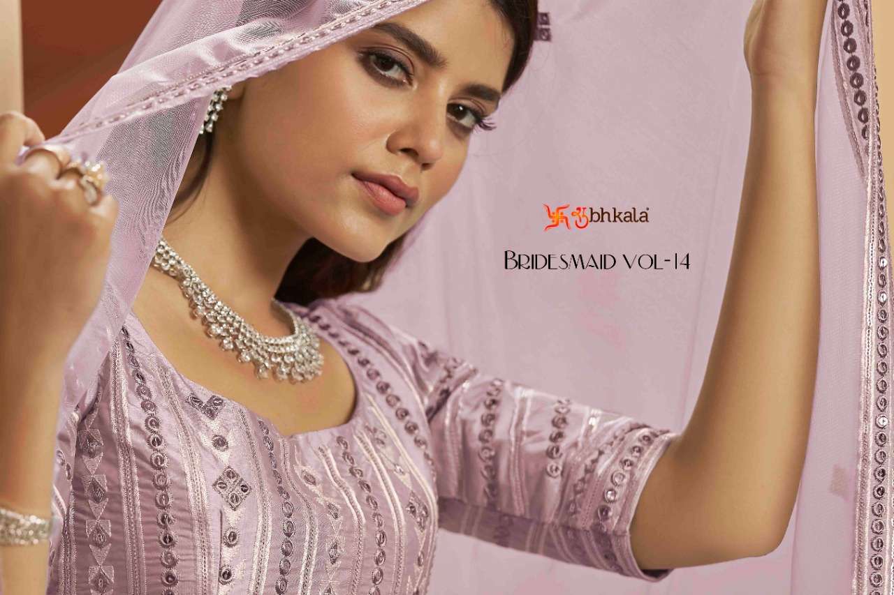 Shubhkala Bridesmaid Vol 14 Exclusive Wedding Wear Bridal Lehenga Choli Collection