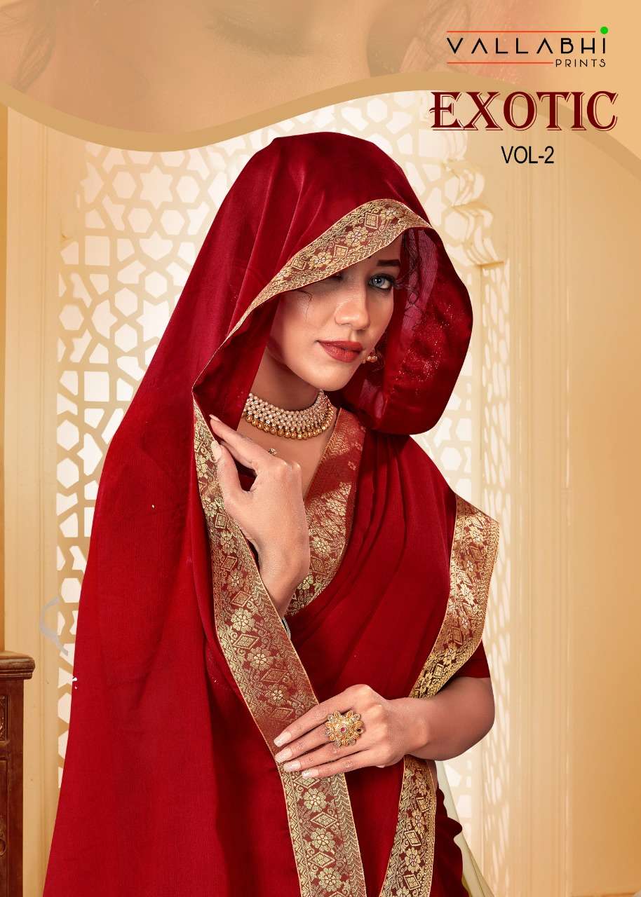 exotic vol 2 by vallabhi vichitra dyed casual wear sarees