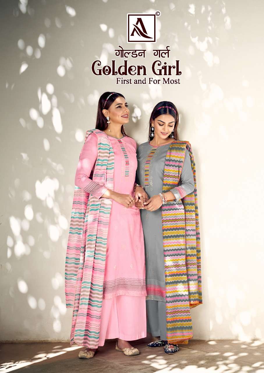 golden girl by alok jam cotton summer wear fancy dresses