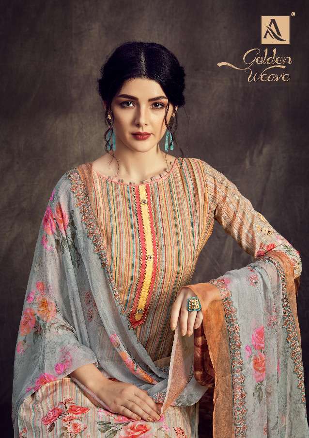 golden weave by alok summer special cotton fancy dresses