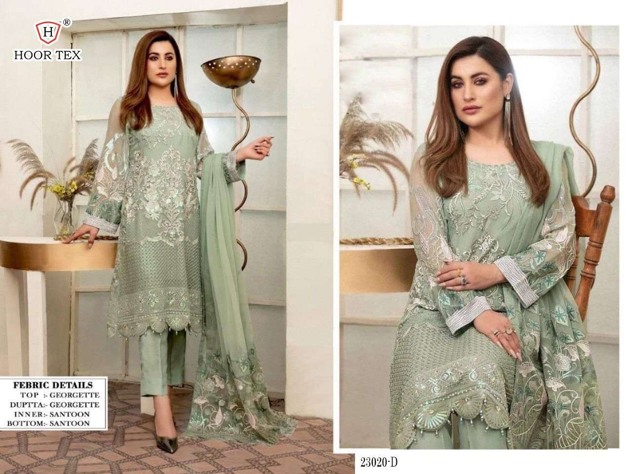 hoor tex 23020 super hit design georgette pakistani new concept of dresses 