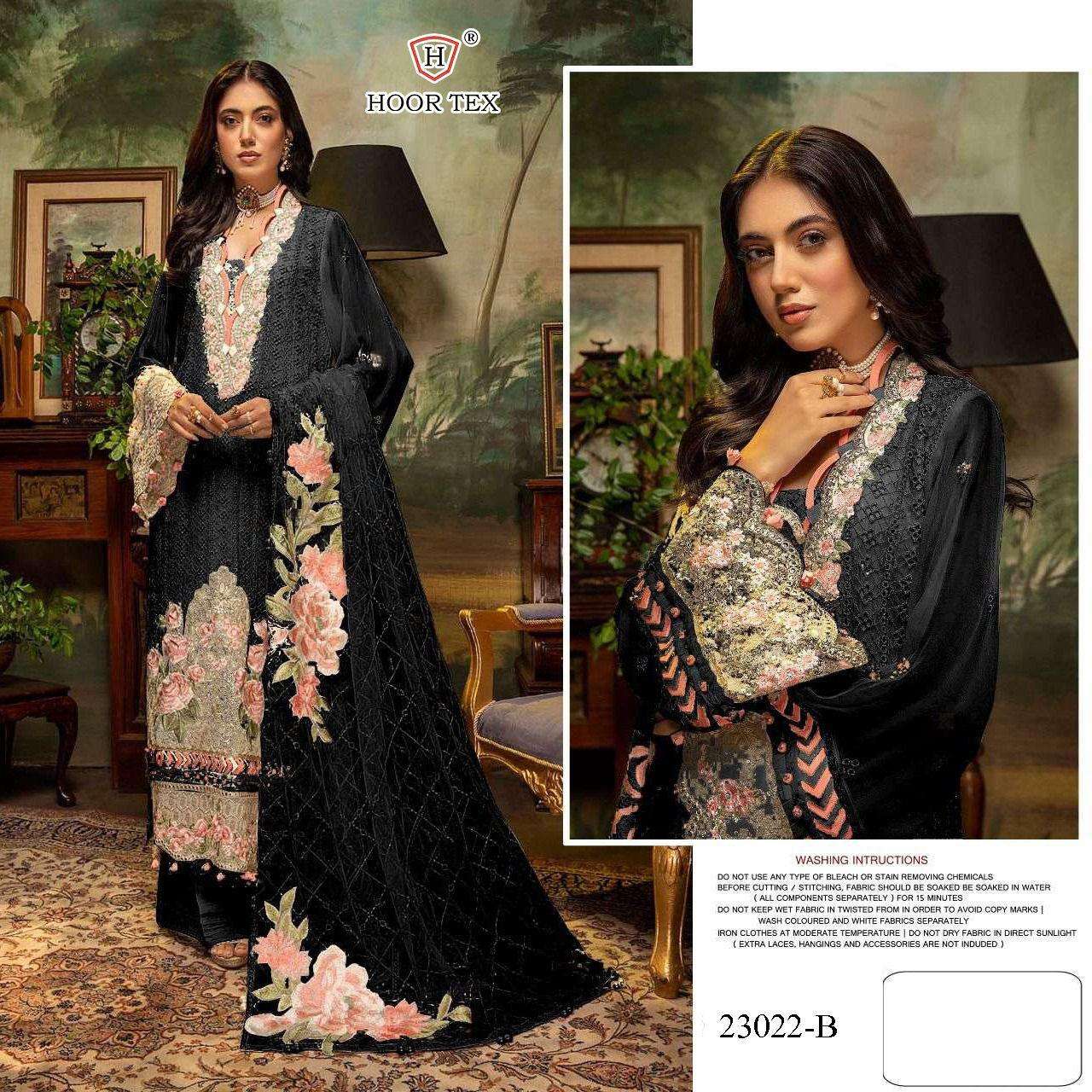 hoor tex 23022 colours exclusive pakistani fancy suits