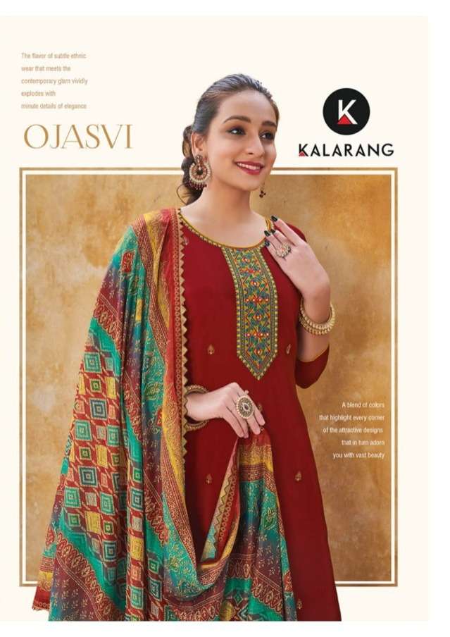 kalarang ojasvi viscose upada silk designer fancy suits