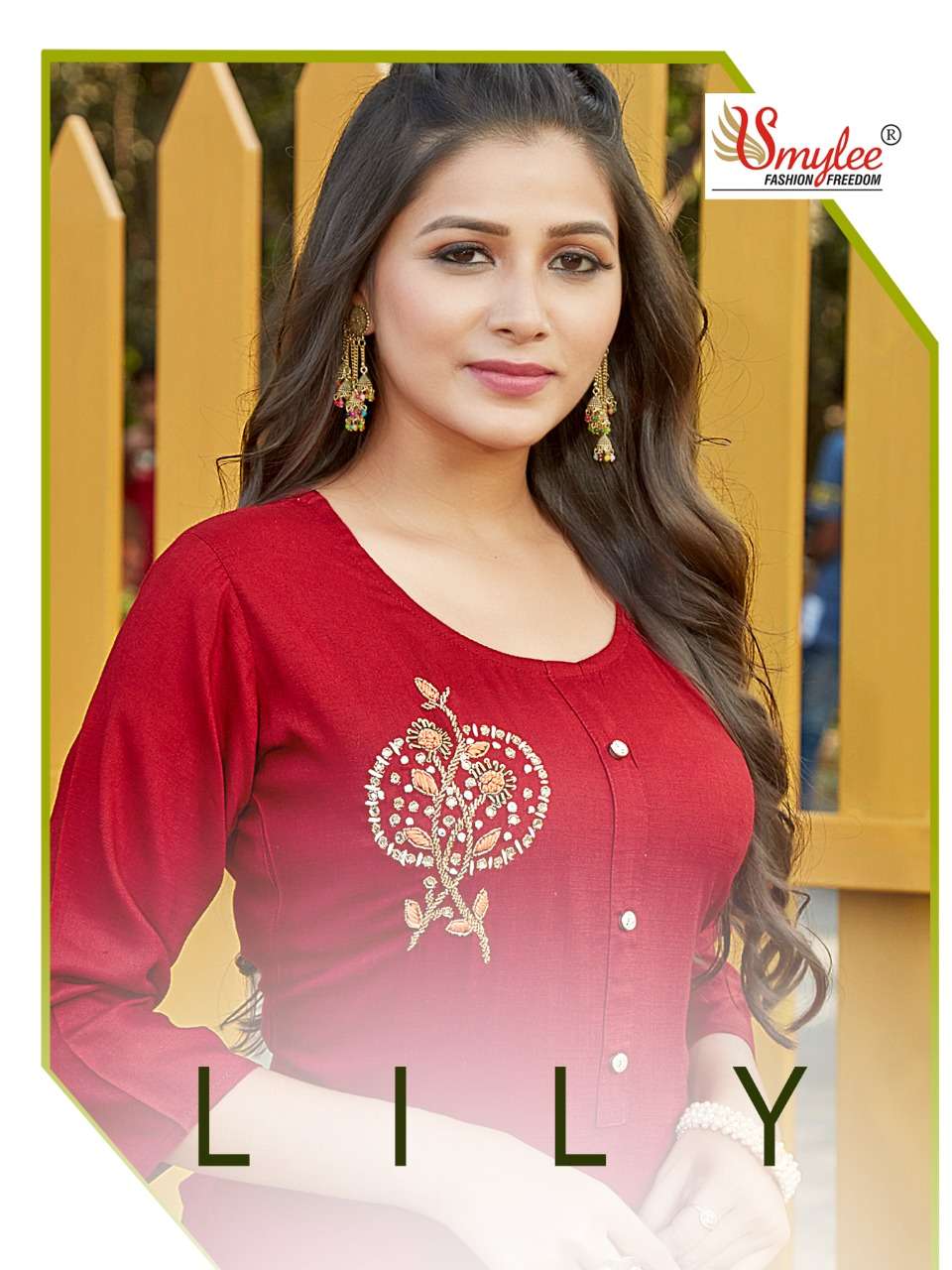 lily by rung slub rayon daily wear fancy kurti