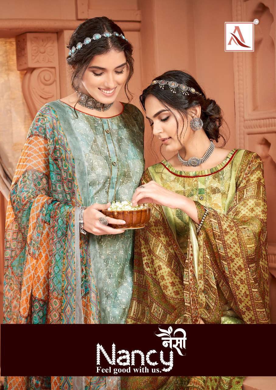 nancy by alok jam cotton stylish fancy dresses supplier