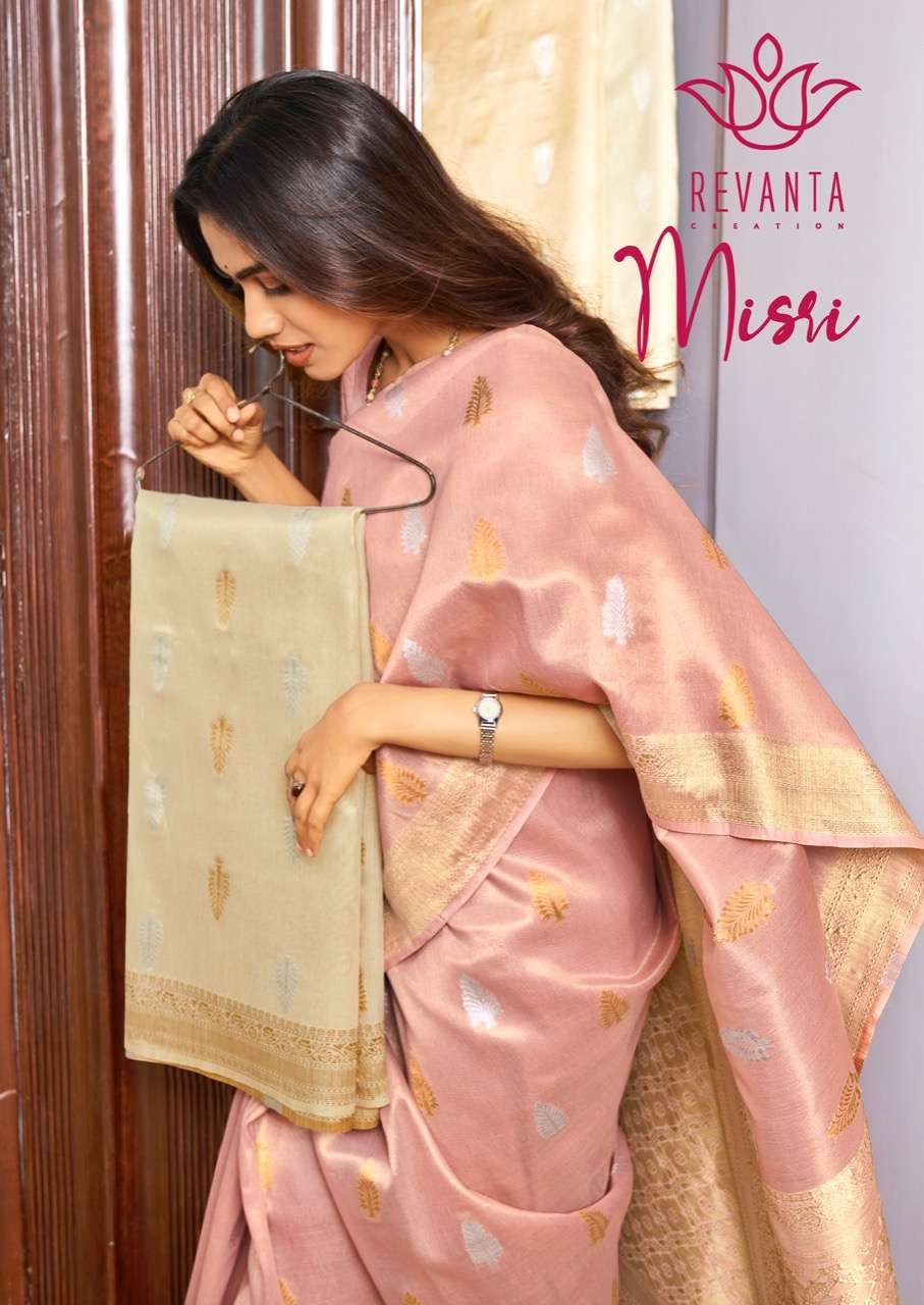 revanta creation misri kora silk festive saree design supplier 