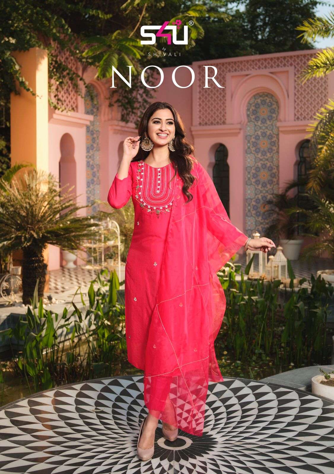 s4u launch noor exclusive handwork heavy fancy readymade 3 piece collection