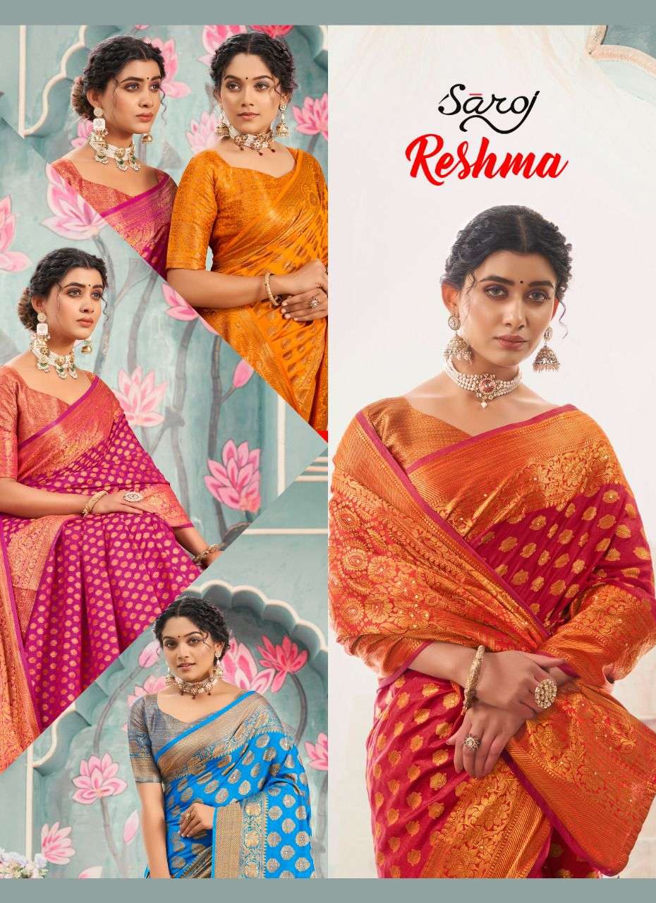 saroj reshma dola silk traditional wear sarees