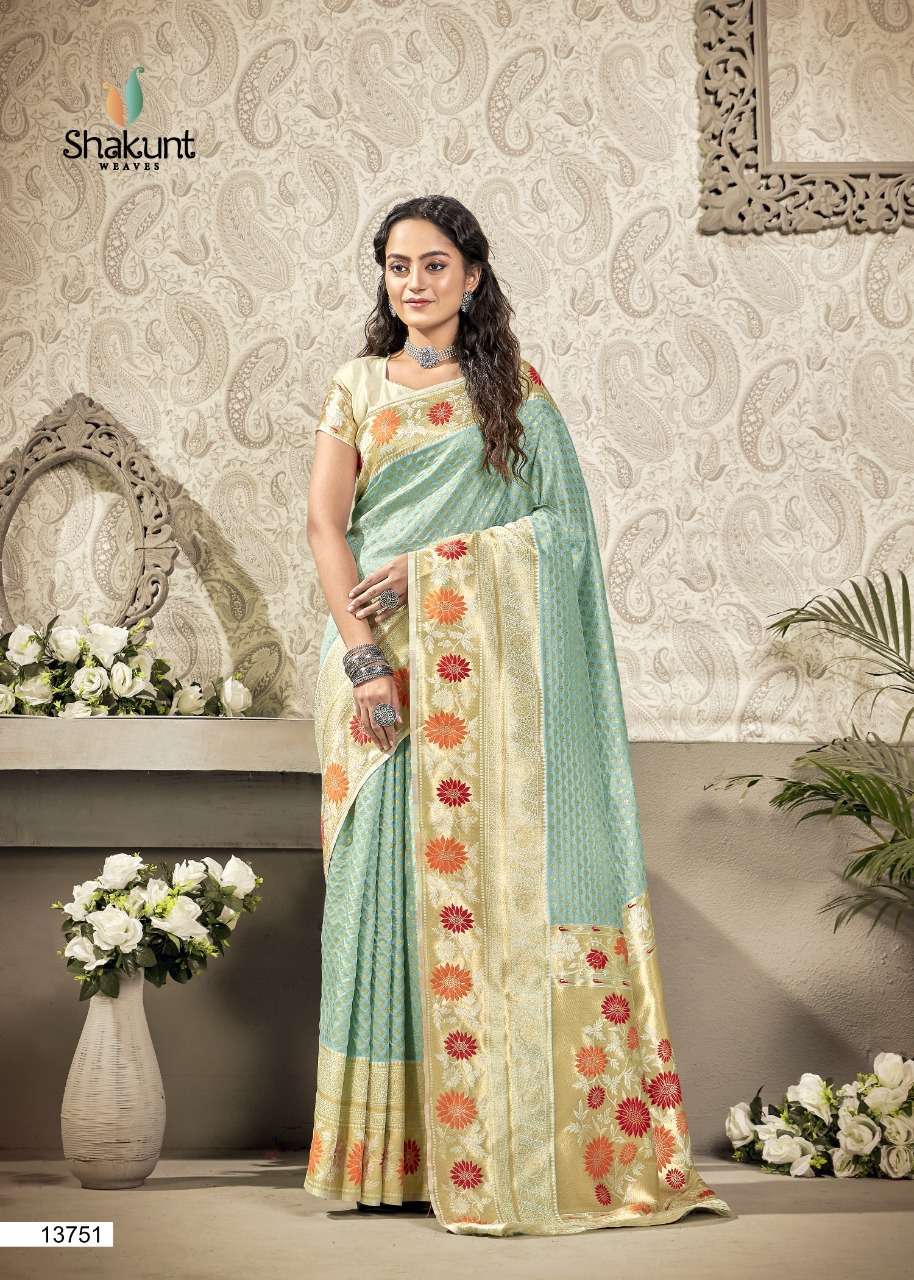 shakunt chandrakala art silk exclusive fancy sarees