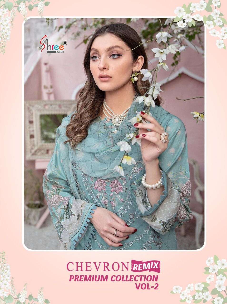 shree fabs chevron remix premium vol 2 pakistani dresses supplier