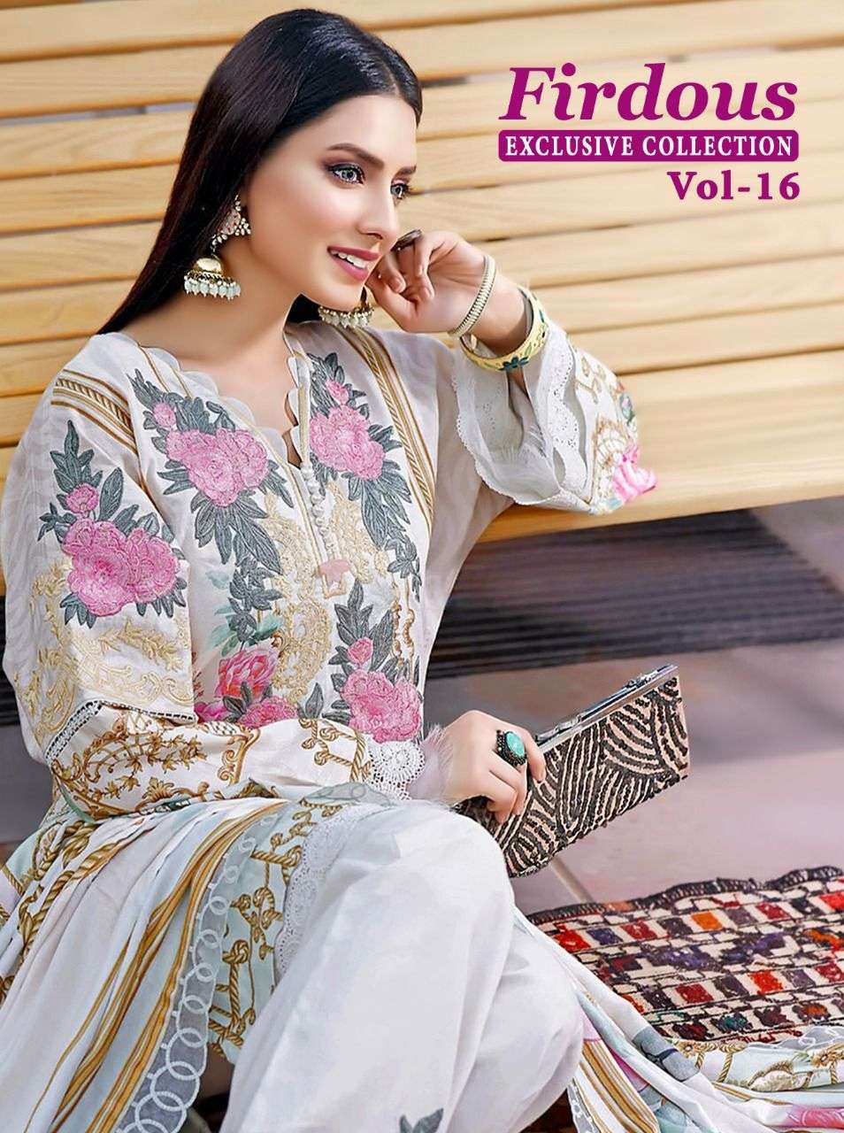 shree fabs firdous exclusive vol 16 cotton lawn pakistani dresses