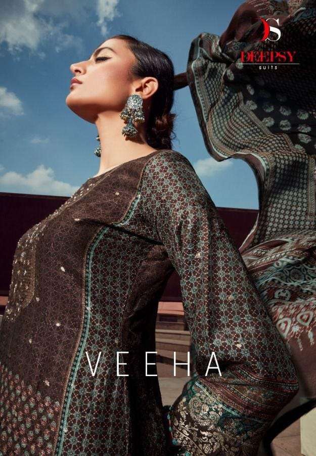 veeha by deepsy suit dola jacquard indian suit collection