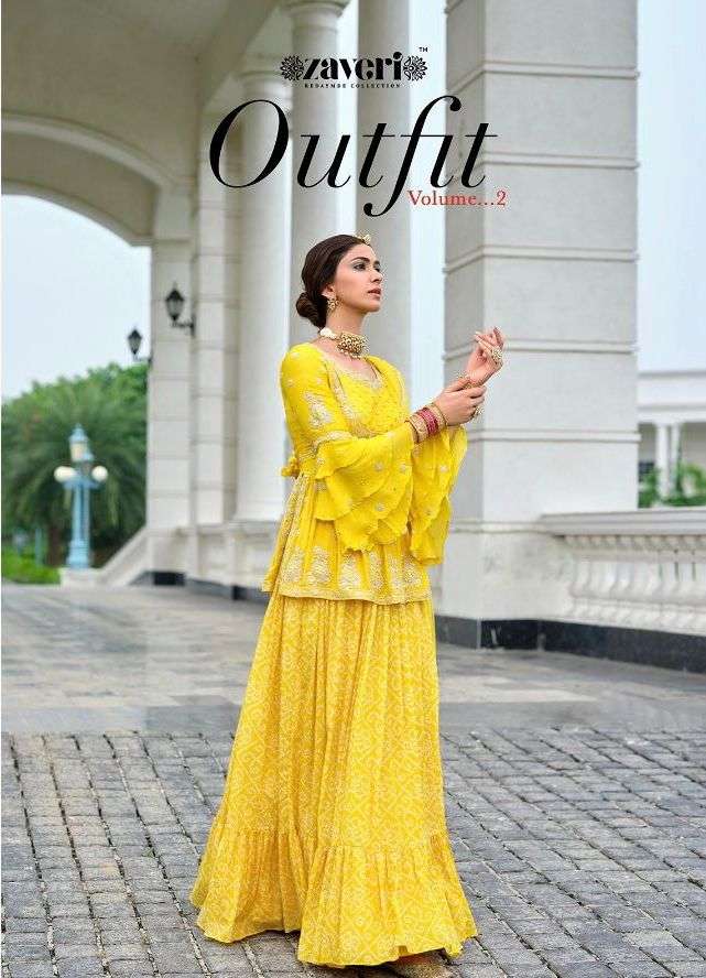 zaveri outfit vol 2 exclusive readymade party wear collection