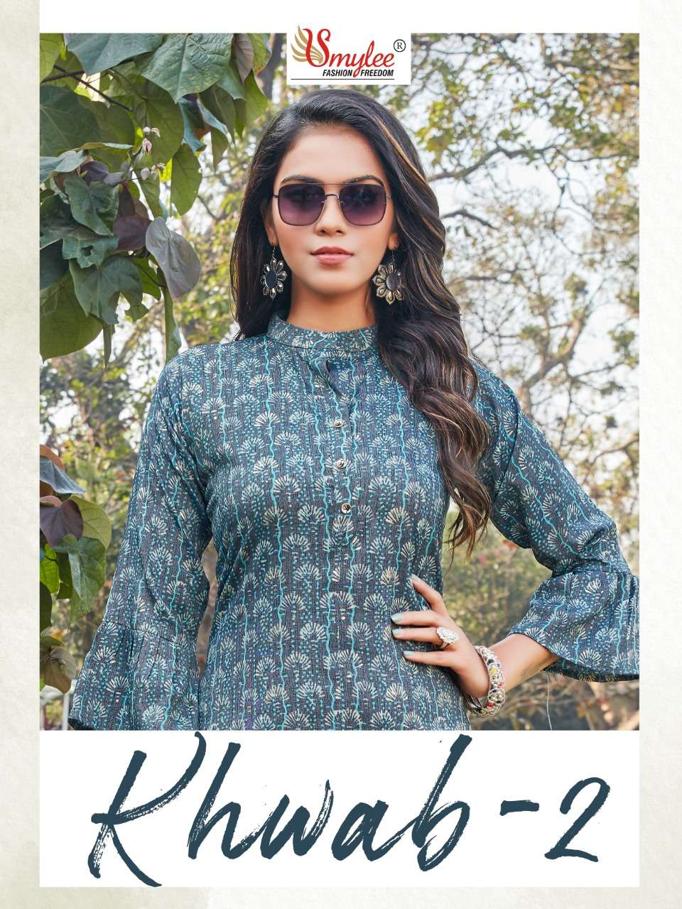 khwab vol 2 by rung rayon daily wear printed kurti