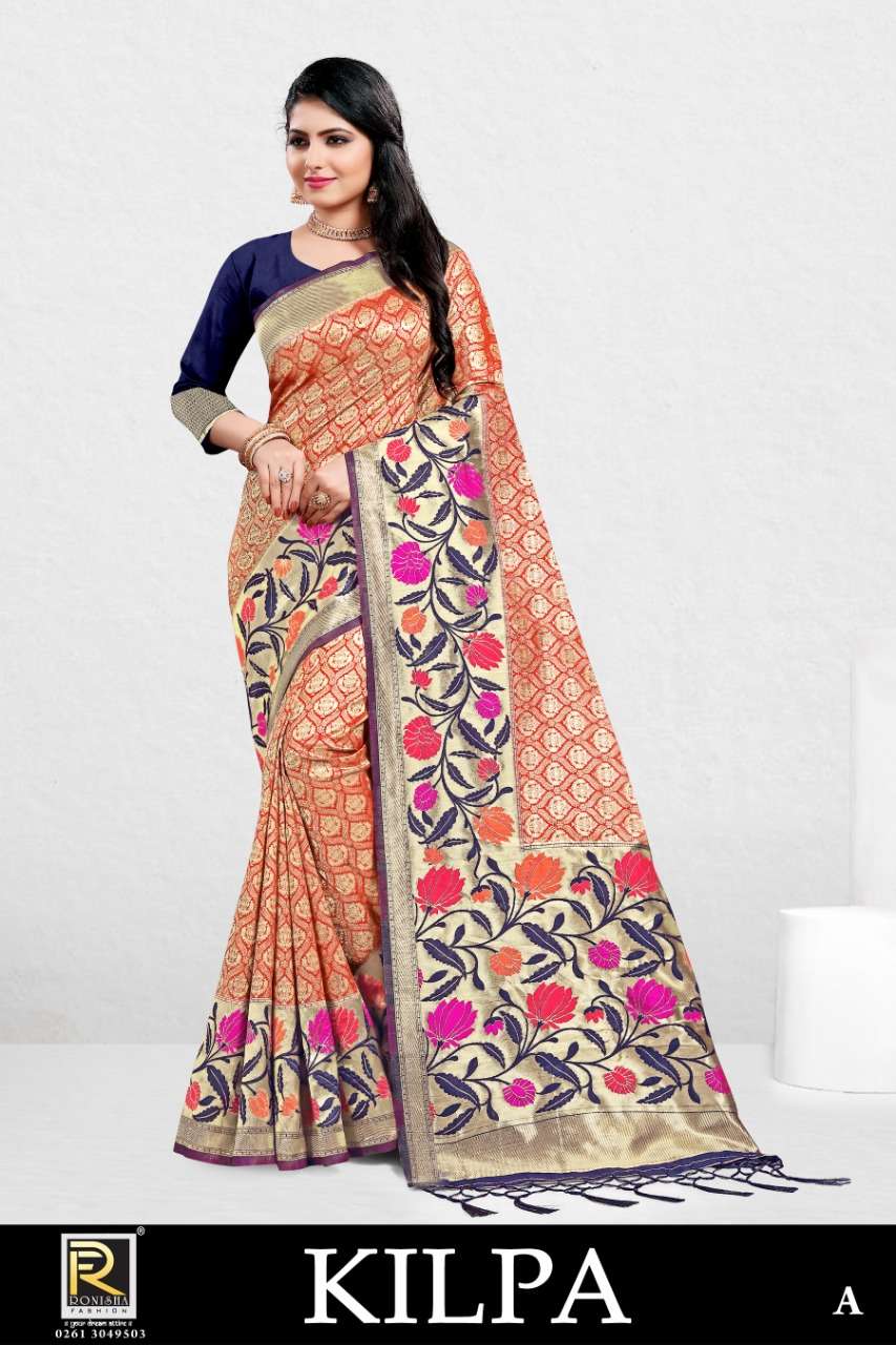 Kilpa-2  by Ranjna saree premium silk pethani design super hit collecton 