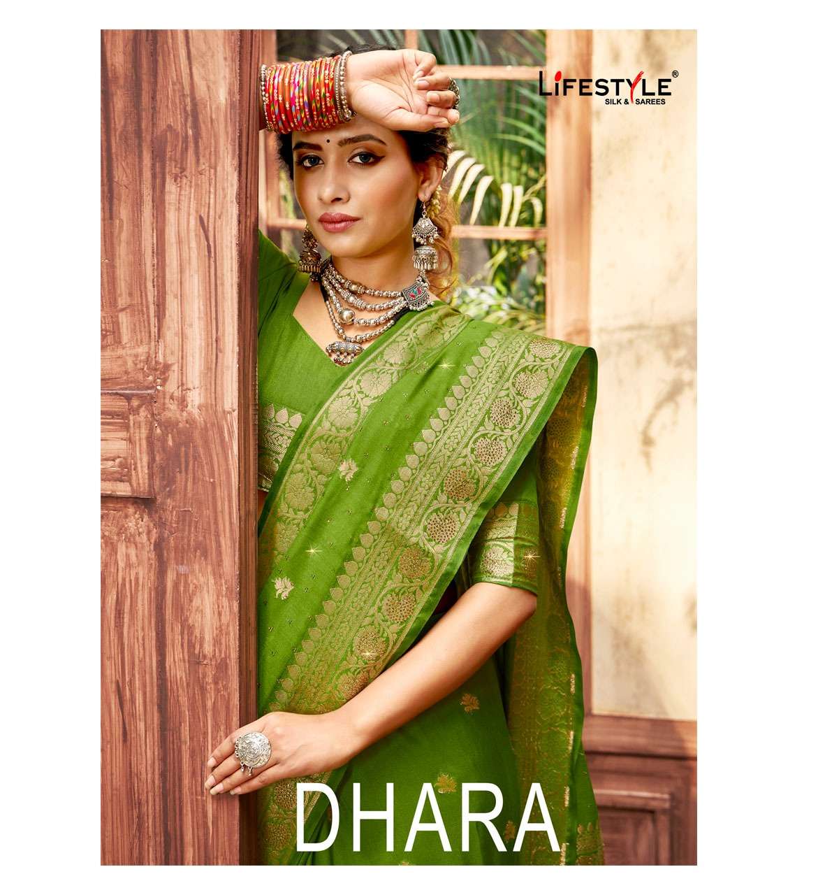 Lifestyle dhara vol 1 nylon georgette fancy sarees collection