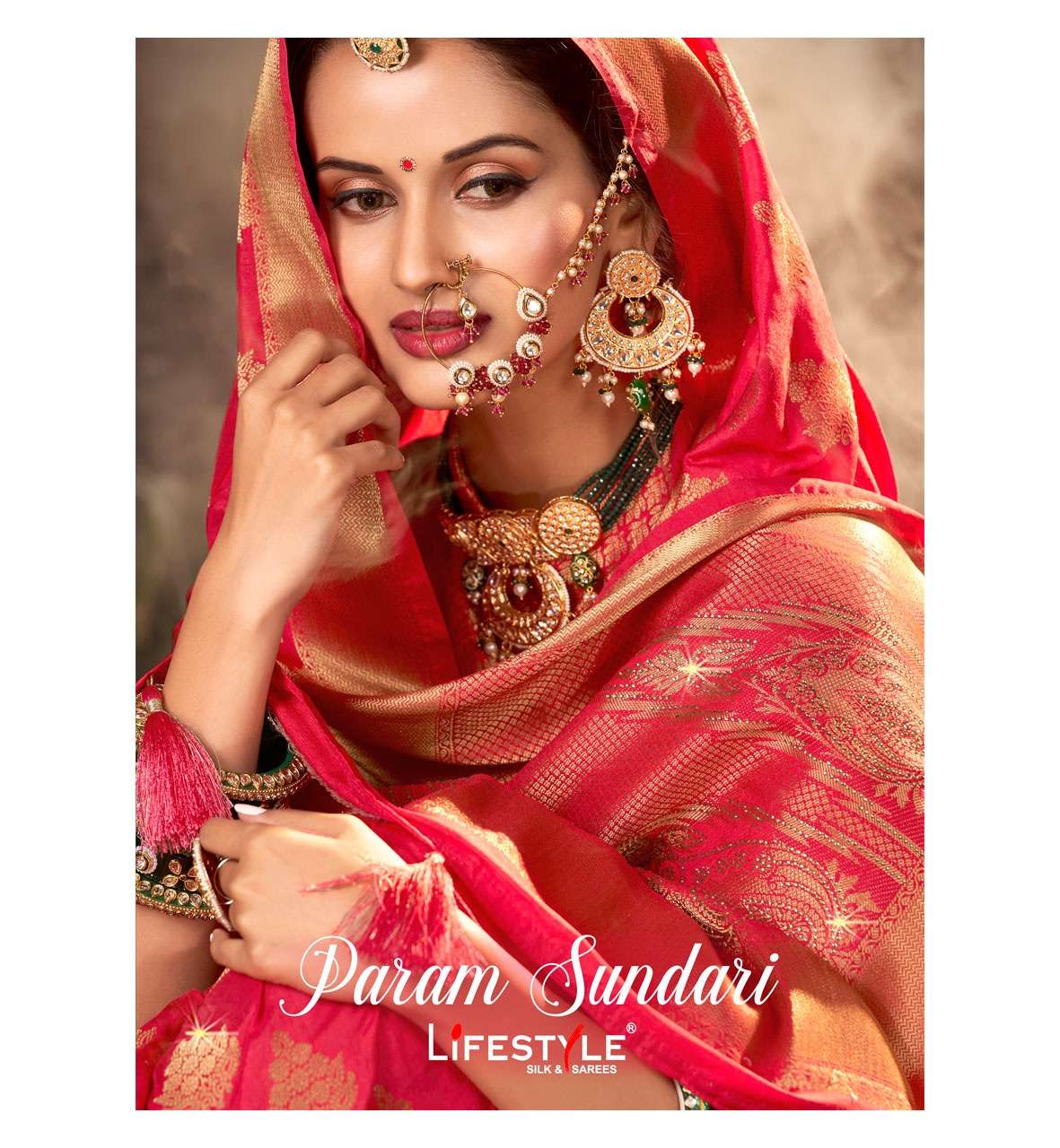 param sundari vol 1 by lifestyle dola silk designer fancy saree