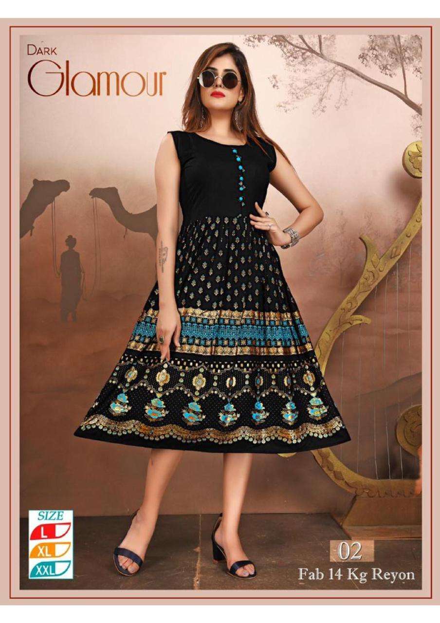 RUDRA BY BEAUTY QUEEN HEAVY RAYON PRINT KURTI CATALOG WHOLESALER BEST RATE