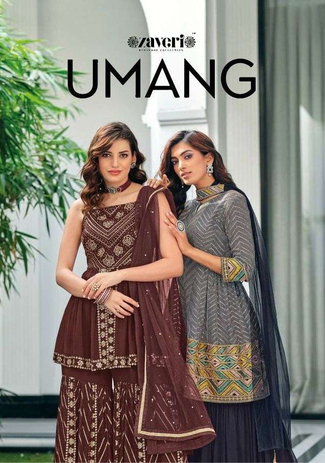 zaveri present umang readymade wedding dresses wholesaler