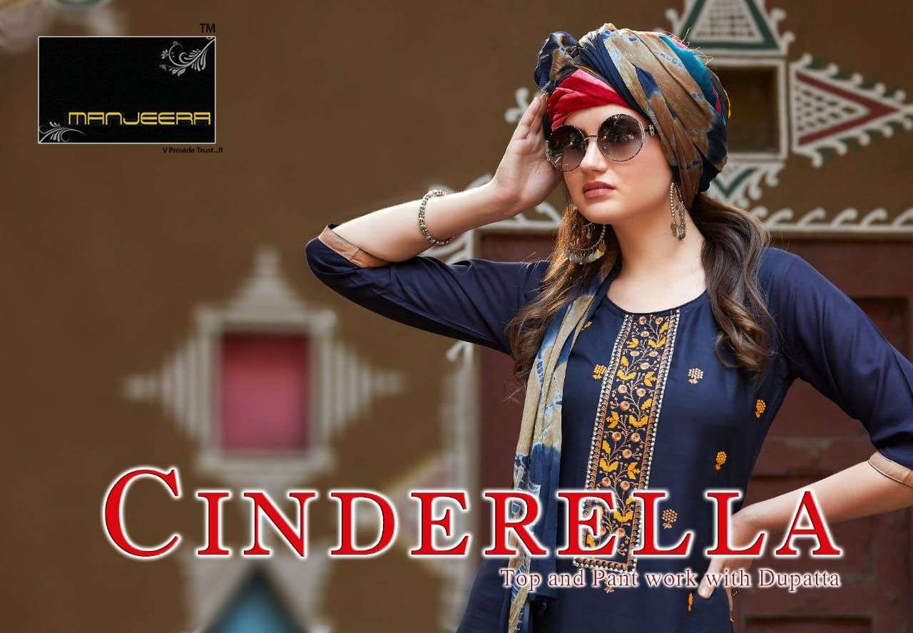 Manjeera CINDRELLA HEAVY RAYON READY MADE SUIT CATALOG WHOLESALER BEST RATE