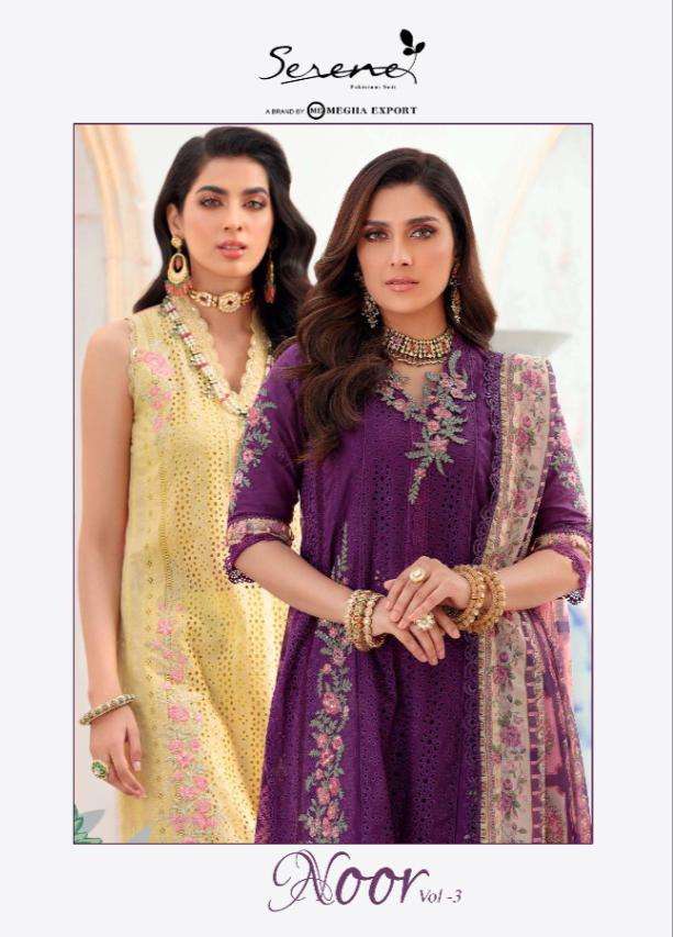 megha exports noor vol 3 cotton pakistani suits