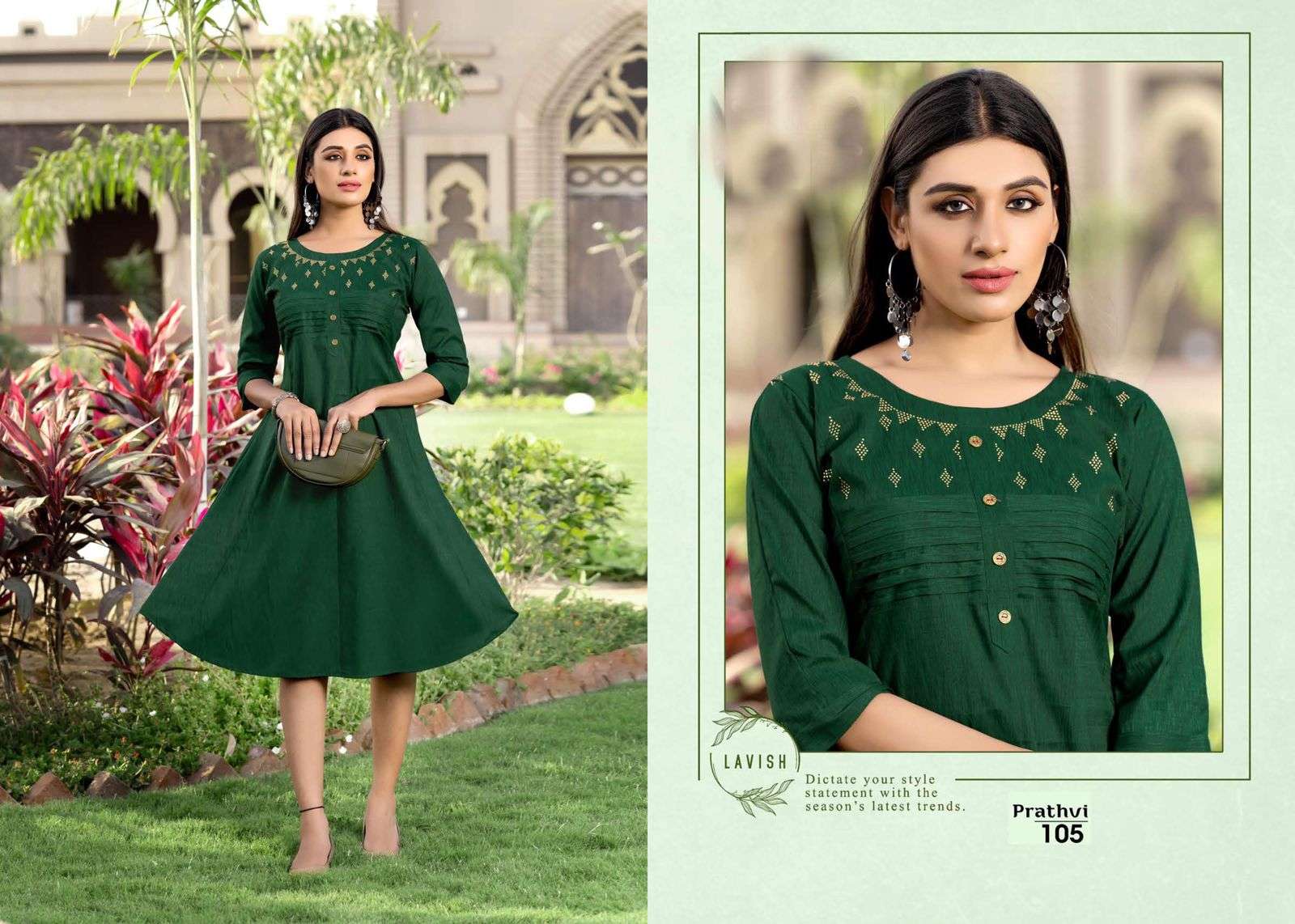  PRATHVI HEAVY RAYON KURTI CATALOG WHOLESALER BEST RATE