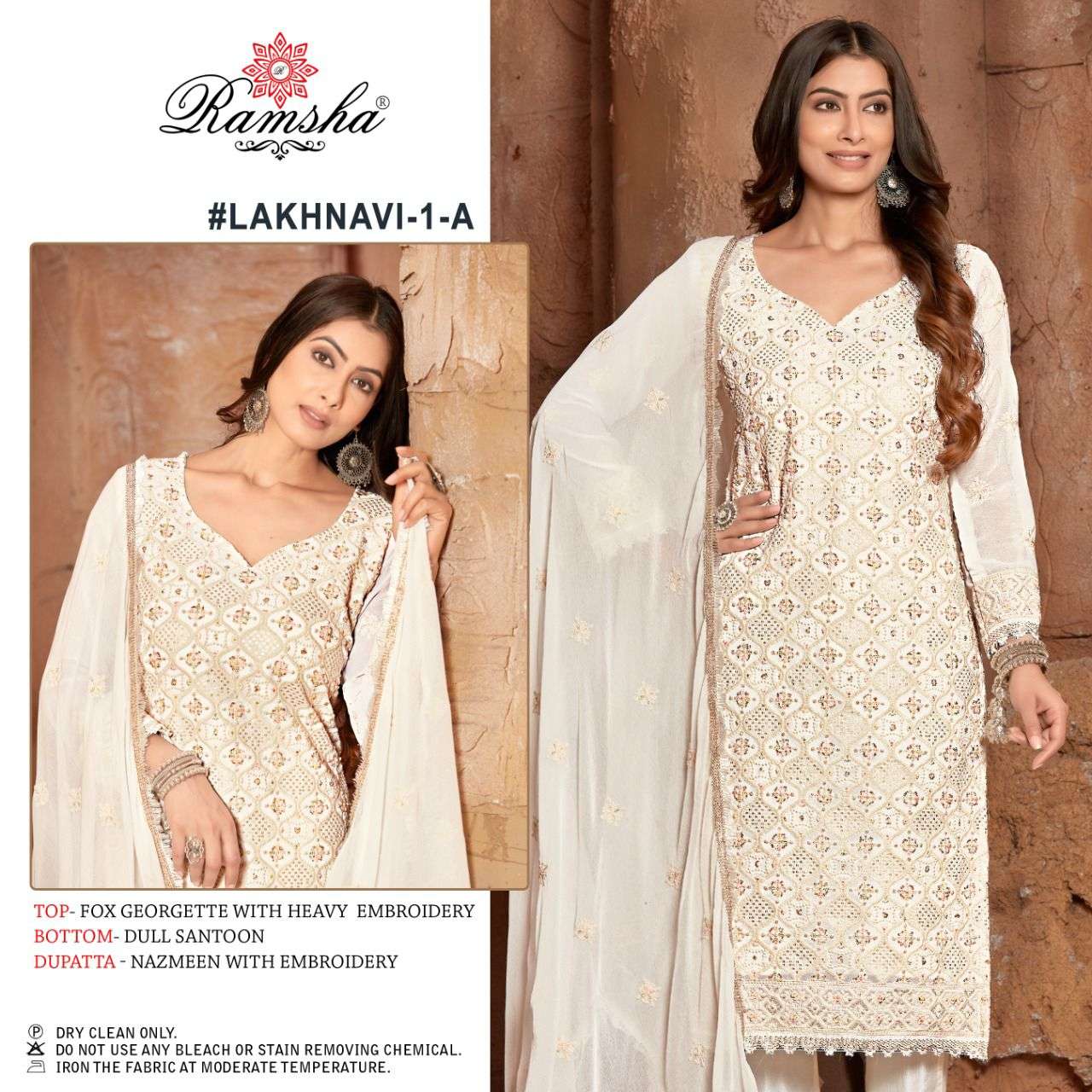 ramsha lakhnavi 1 georgette embroidered dresses 