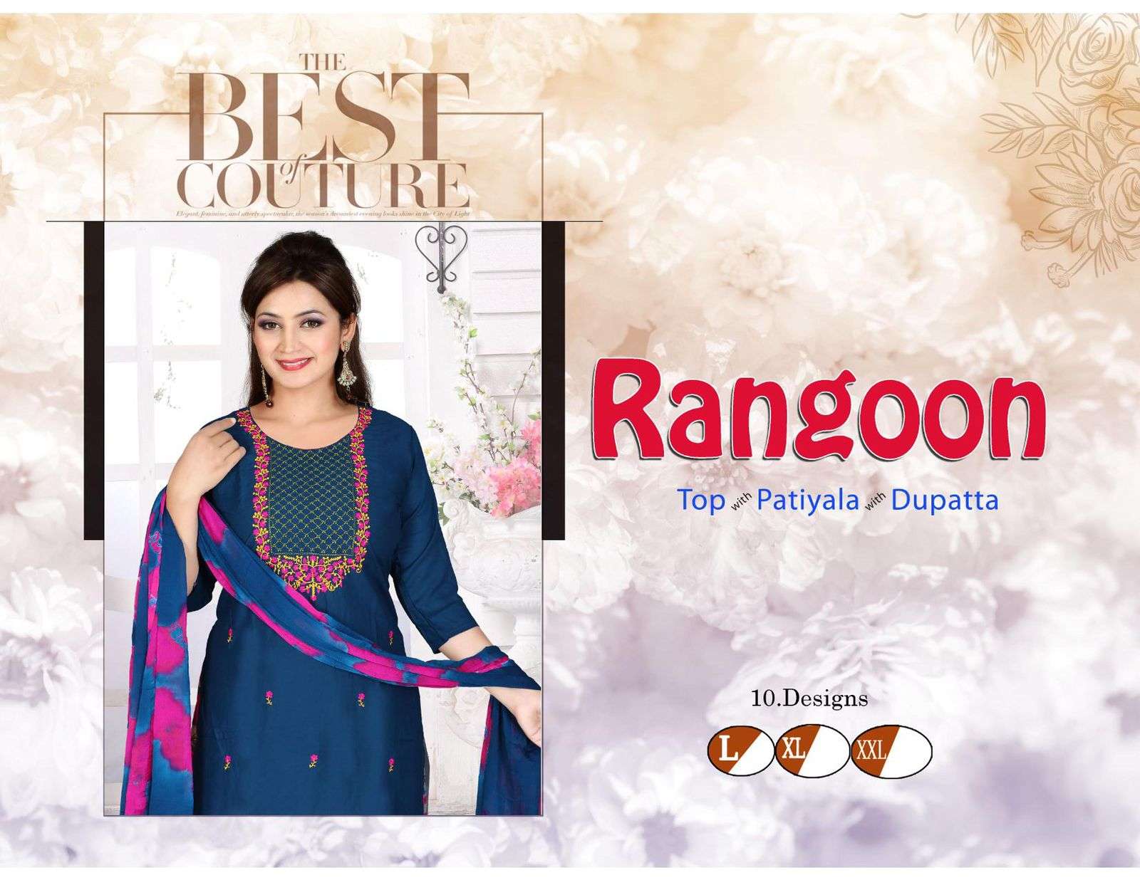 TRENDY RANGOON HEAVY RAYON READYMADE SUIT CATALOG WHOLESALER BEST RATE