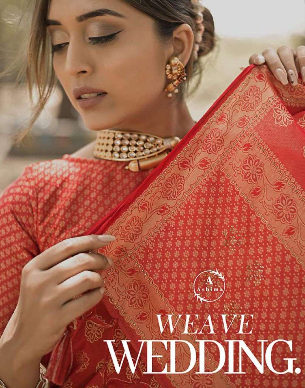 weave wedding by ashima exclusive weaving fancy saree seller