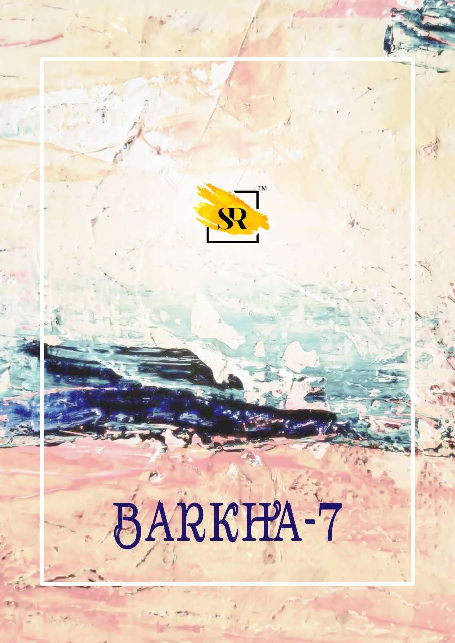 barkha vol 7 by sr brand mulmul cotton ikkat print sarees 