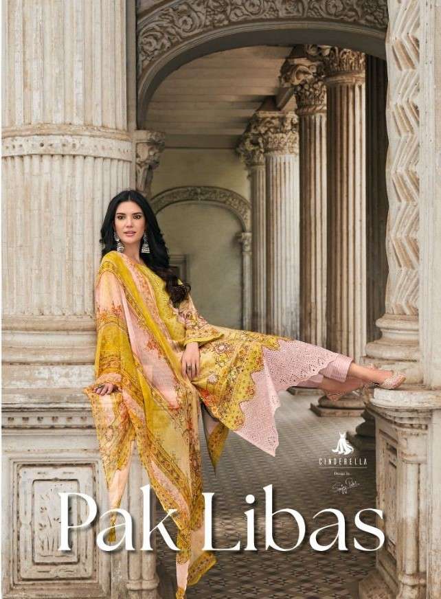 cinderella present pak libas cotton embroidery salwar kameez