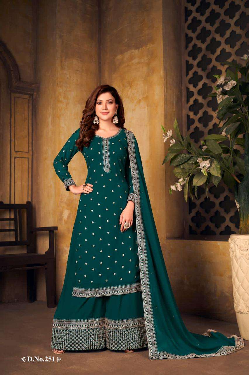 vaani vol 25 by dani creation georgette plazzo style fancy suits