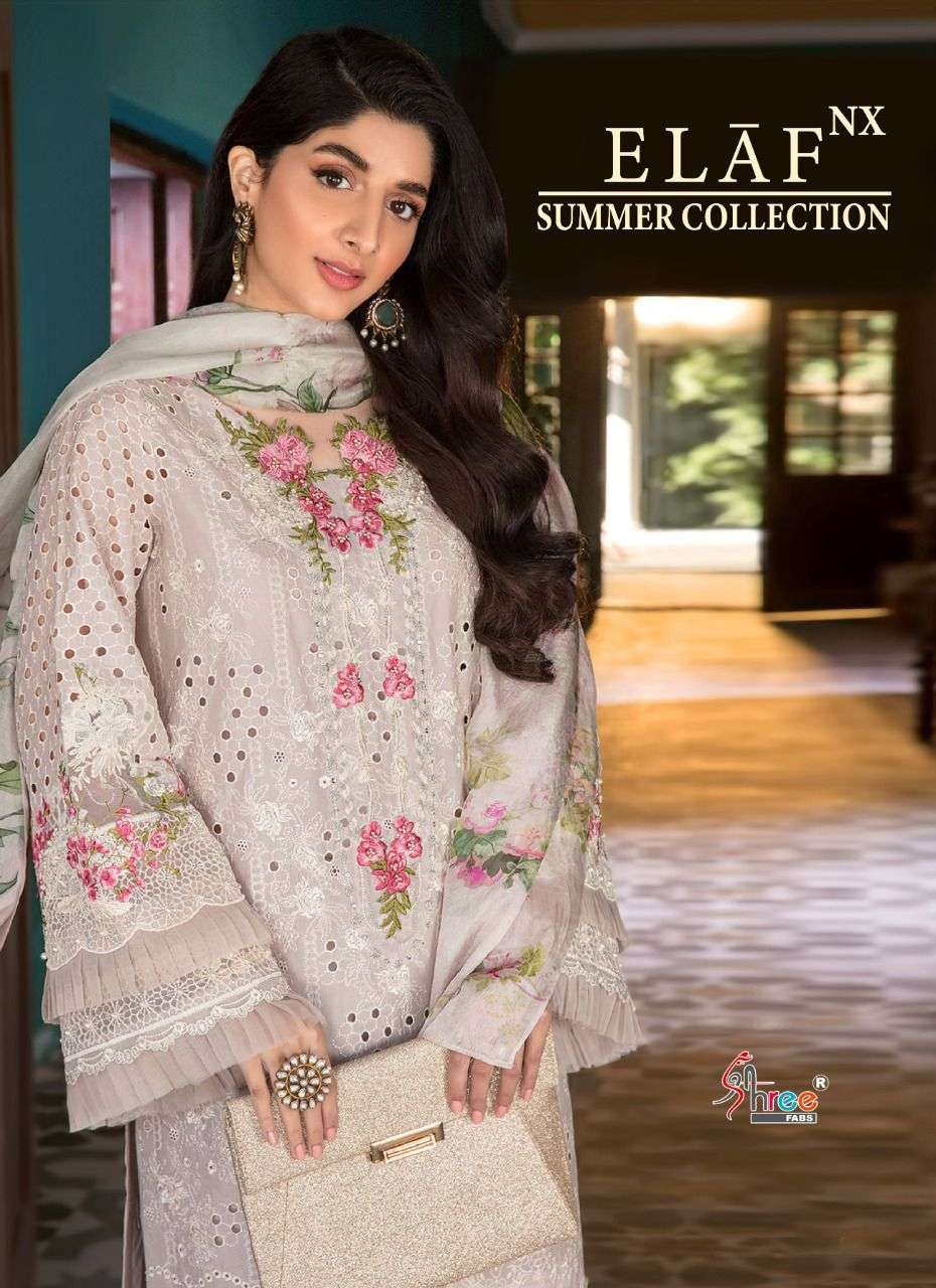 elaf nx summer collection by shree fabs cotton pakistani dresses