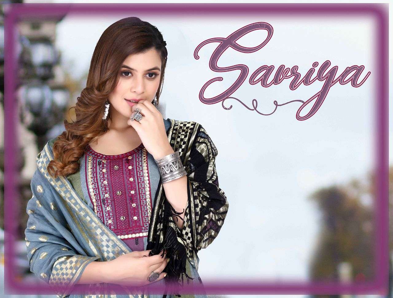 RIYAA SAVRIIYAA VOL.1 HEAVY Cotton jeckard READYMADE SUIT CATALOG WHOLESALER BEST RATE