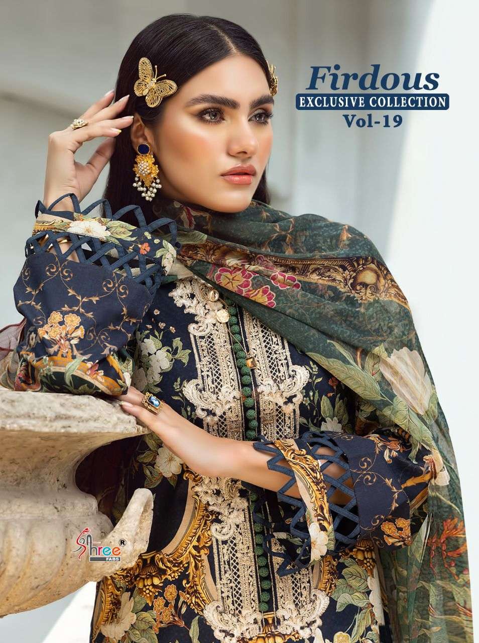 shree fabs firdous exclusive vol 19 pakistani cotton dresses 