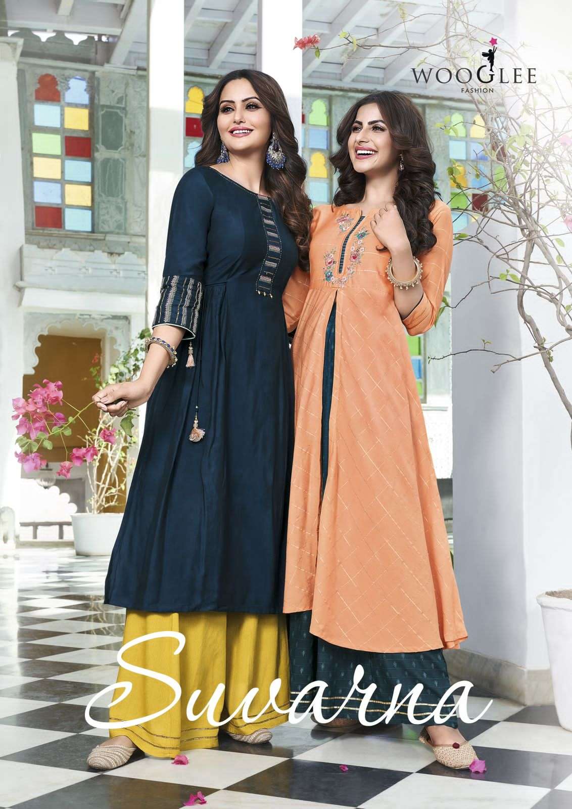 suvarna by wooglee exclusive designer long gown dresses collection