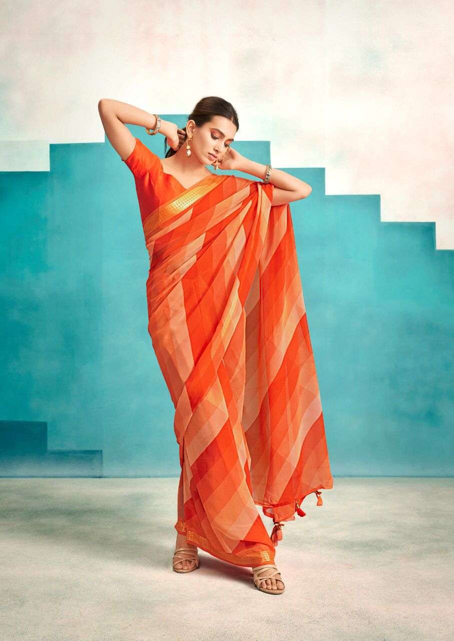 5d designer madhu georgette sarees wholesaler 