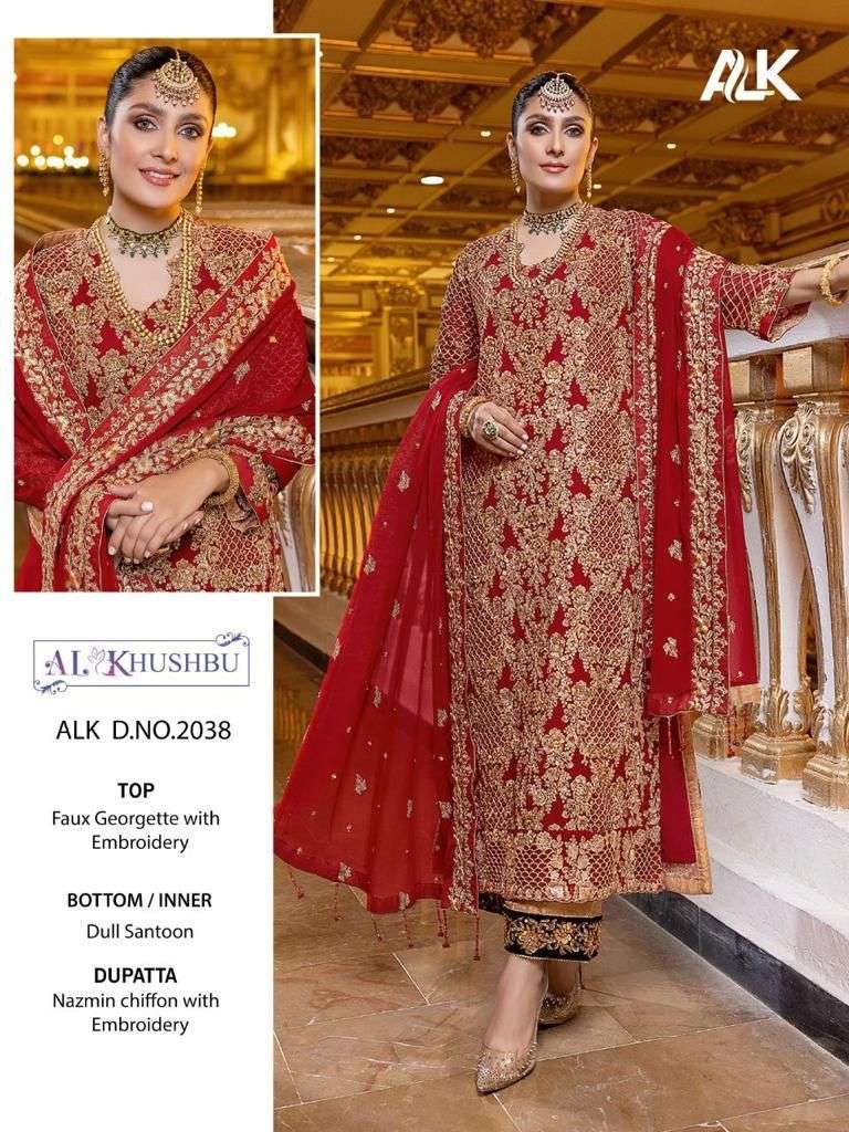 al khushbu 2038 design embroidered indian pakistani dress 