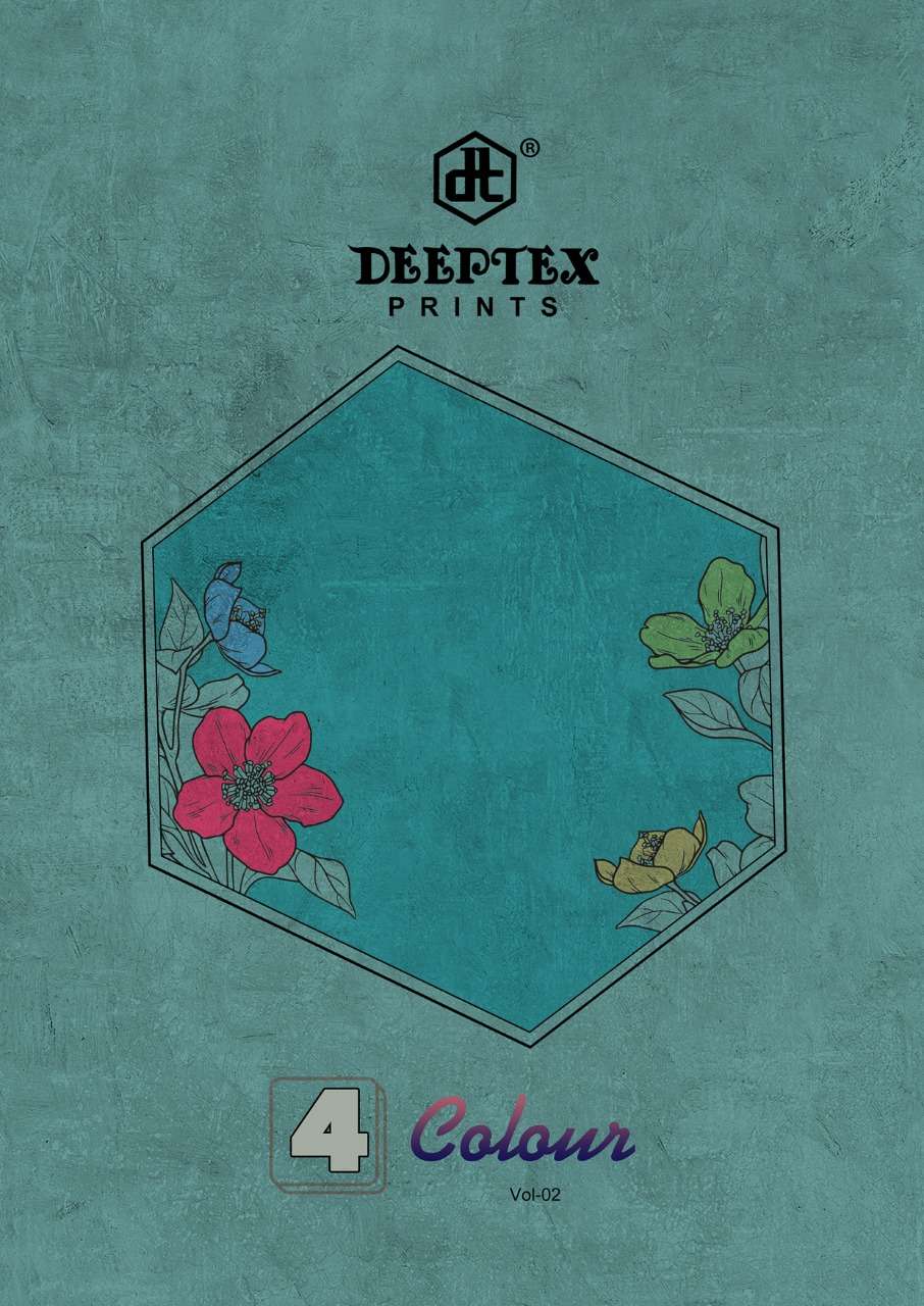 deeptex 4 colour vol 2 cotton daily wear printed dress materials 