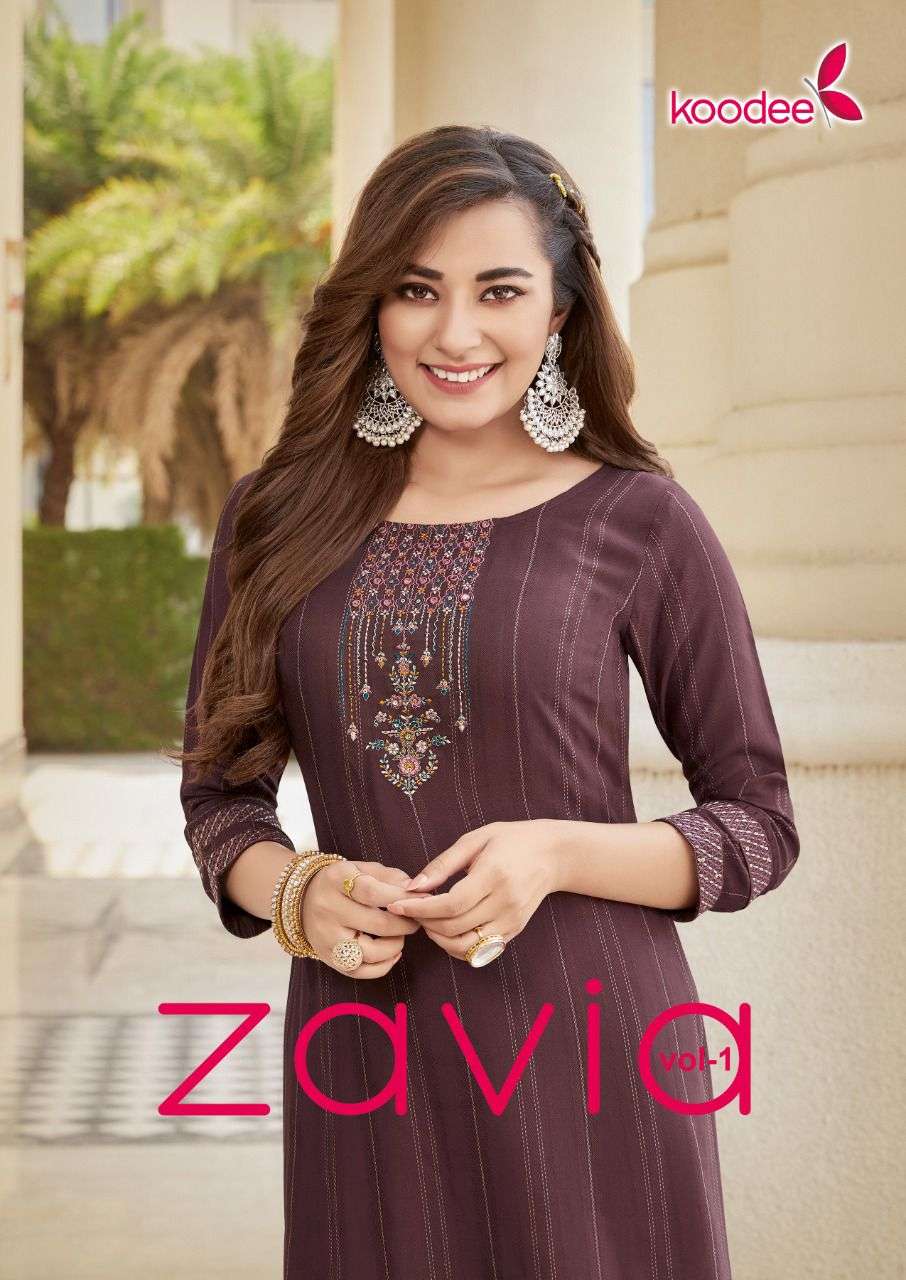 Koodee launch zavia vol 1 fancy kurti 