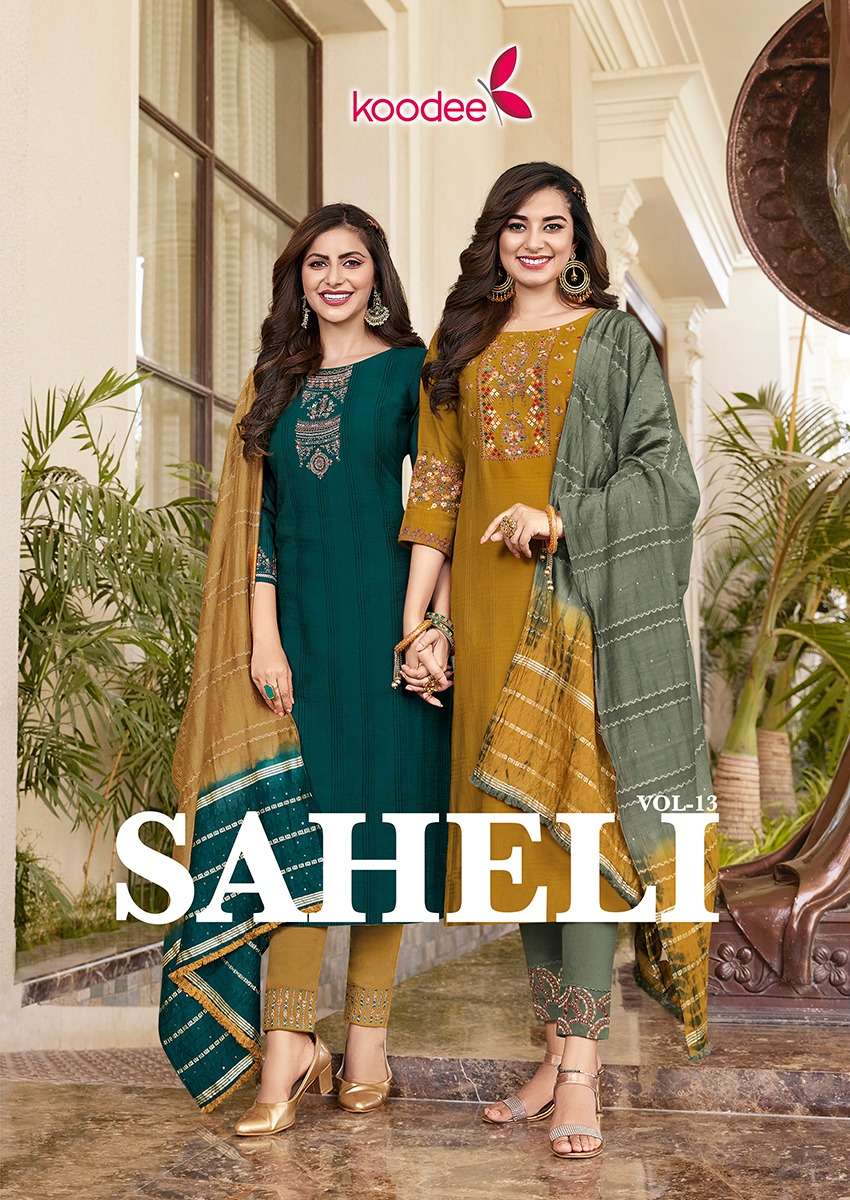 koodee saheli vol 13 readymade stylish suits for women 