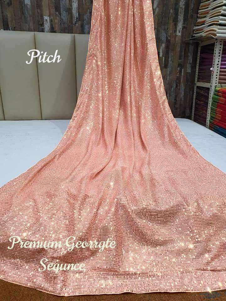 krishna creation launch pr 3243 fancy sarees collection with sequence blouse in surat