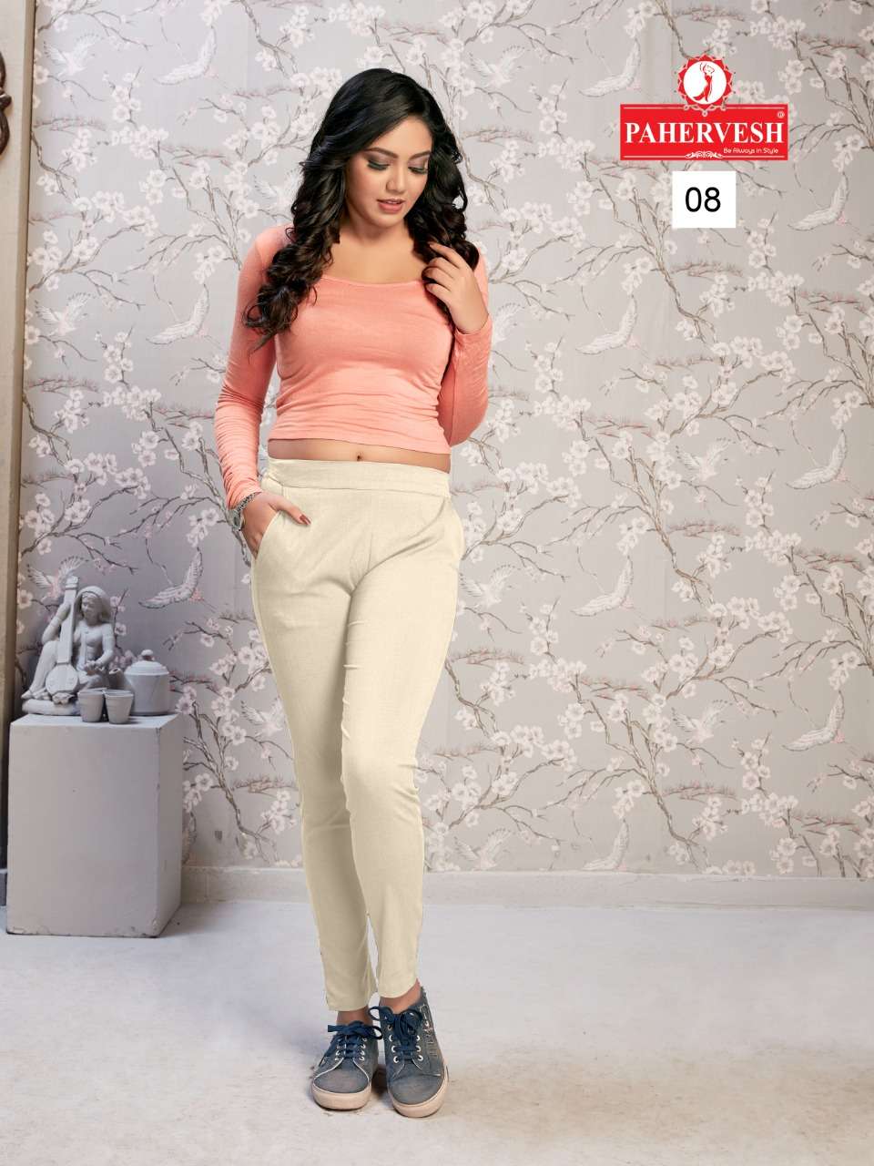 S4U LAUNCH WE DESI COTTON RAYON SHORT TOP WITH JEGGINGS AND PANT